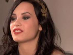 Demi Lovato in erotic dress interviews big cock