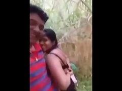 Indian couple open air romance on date mms scandal