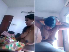 Today Exclusive- Sexy Mallu Wife Strip her Cloths and Sucking Hubby Dick