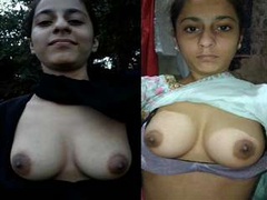 Cute Desi revealing her wild XXX side on a video as she shows her big tits