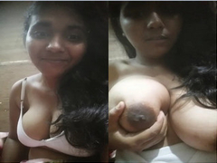 Exclusive XXX video of a busty Desi woman with phenomenal natural breasts