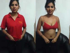 Daring the adorable Desi teen to strip down naked and reveal her XXX body