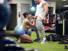 XXX MILF Kosame Dash Gets Hardcore Workout with Fiery Gym Fucking